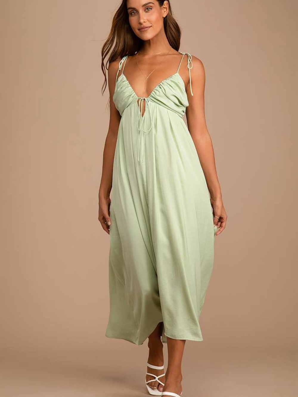 Sage Green Maxi Dress